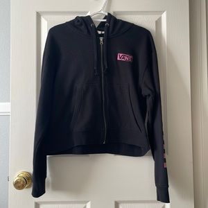 Vans cropped zip up jacket